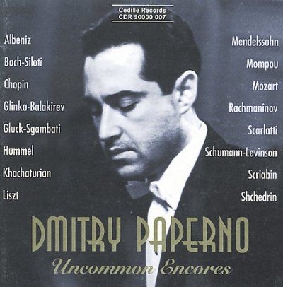 Dmitry Paperno - Uncommon Encores (CD)