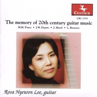 Rosa Hyewon Lee - Memory Of 20th Century Guitar Music (CD)