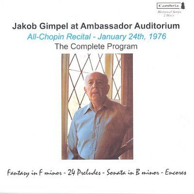 Jakob Gimpel - Chopin Recital No. 2 (CD)