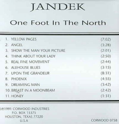Jandek - One Foot In The North (CD)