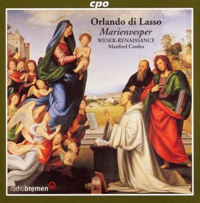 Manfred Cordes - Lasso: Eine Marienvesper (CD)