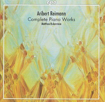 Matthew Rubenstein - Reimann: Complete Works For Piano (CD)