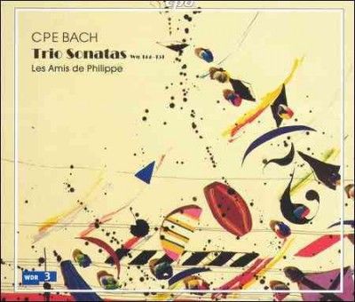 Les Amis De Philippe - Bach: Trio Sonatas For Flute Violin (CD)