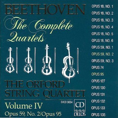 Orford Qt. - Beethoven: String Qts. 8 &amp; 11 (CD)