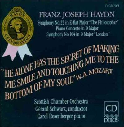 Schwarz/scottish Cha - Haydn: Syms. 22 &amp; 104/piano Cto. 2 (CD)