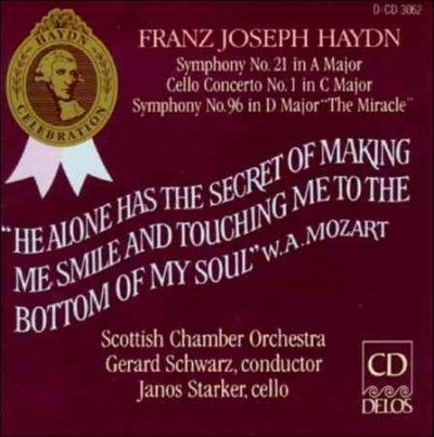 Schwarz/scottish Cha - Haydn: Syms. 21 &amp; 96/cello Cto. 1 (CD)