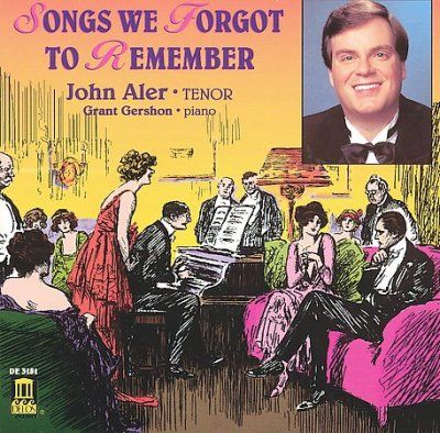 John/gershon Aler - Songs We Forgot To Remember (CD)