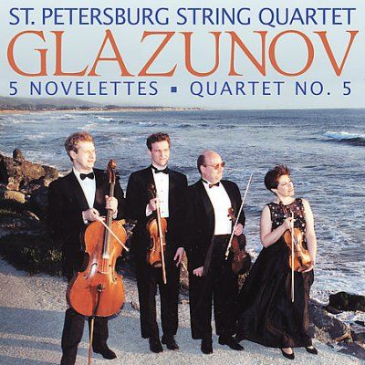 St. Petersburg Qt. - Glazunov: 5 Novelettes/quartet No. 5 (CD)