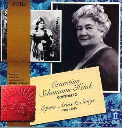 E Schumann - Heink - Stanford Archive Series (CD)