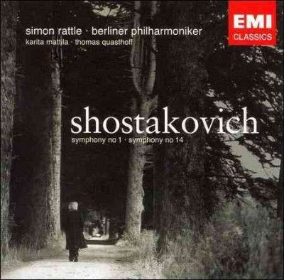 Simon Sir Rattle - Shostakovich: Symphonies 1 &amp; 14 (CD)