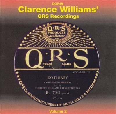 Clarence Williams - Qrs Recordings Vol 2 (CD)