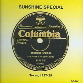 Various - Sunshine Special: Texas 1927 - 29 (CD)