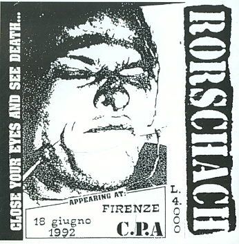 Rorschach - Live In Italy 6/18/92 (CD)