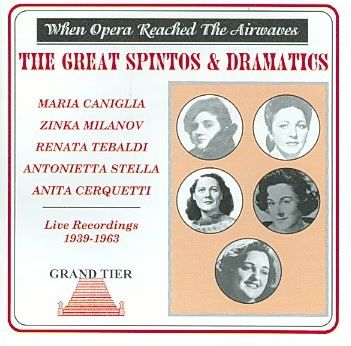 Various - Great Spintos &amp; Dramatics (CD)