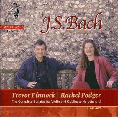 R T/podger Pinnock - Bach: Sons For Violin And Obbligato Ha (CD)
