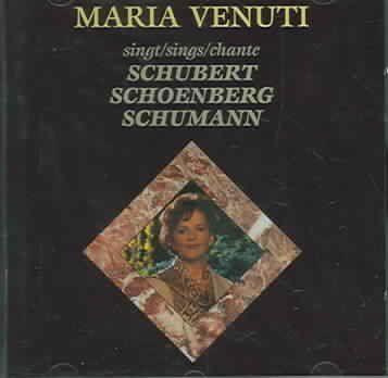 Maria Venuti - Maria Venuti Sings Schubert (CD)