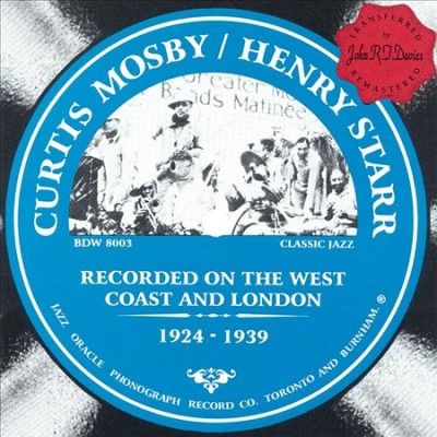Curtis Mosby - Recorded On The West Coast &amp; London 1 (CD)