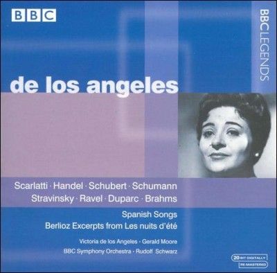 V De Los Angeles - Scarlatti/handel/schubert/schumann (CD)