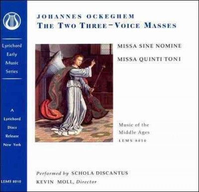 Schola Discantus - Ockeghem: The Two Three Voice Masses (CD)