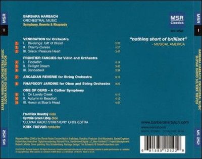 Slovak Radio Symphon - Harbach: Orchestral Music Vol 1 (CD)