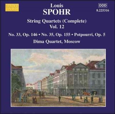 Dima Quartet - Spohr: String Qts Vol 12 No 33 &amp; 35 (CD)