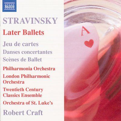Later Ballets / Jeu De Cartes (CD)