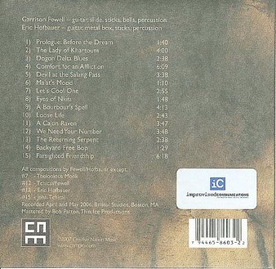 Garrison Fewell - Lady Of Khartoum (CD)