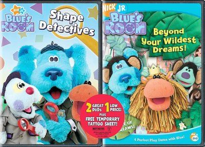 Blue's Clues: Blue's Room Shape Detectives/Beyond Your Wildest Dreams - (Region 1 Import DVD)
