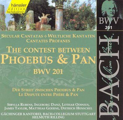 Kantorei/rilling - Bach: Secular Cantatas Bwv 201 (CD)