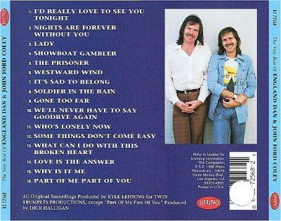 England Dan &amp; John F - Very Best Of (CD)