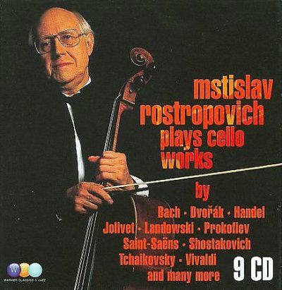 Mstisl Rostropovich - Plays Cello Works (CD)