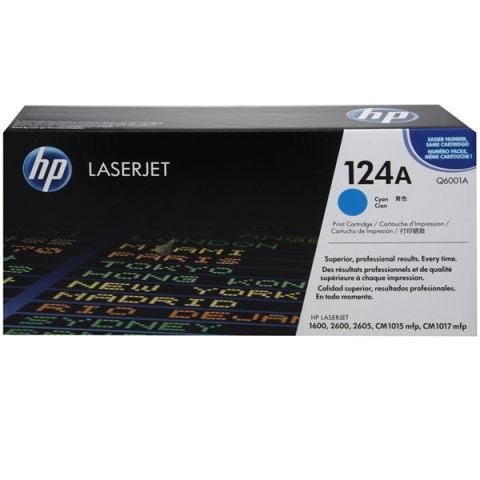HP 124A Cyan LaserJet Toner Cartridge