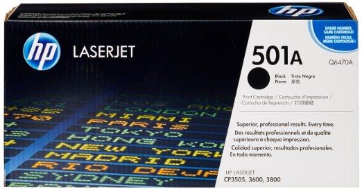 HP 501A Black LaserJet Toner Cartridge