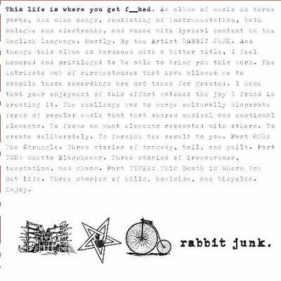 Rabbit Junk - This Life Is Where You Get F**ked (CD)