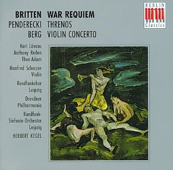 Dresden Philharmonie - Britten/pendereck/berg: War Requiem (CD)