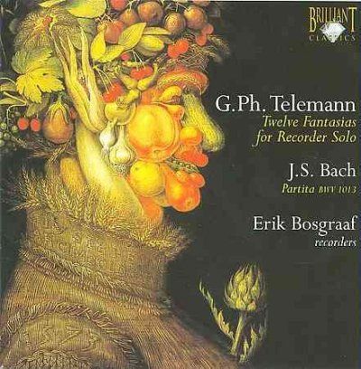 Erik Bosgraaf - Telemann: Fantasies Nos 1 - 12 For Recor (CD)