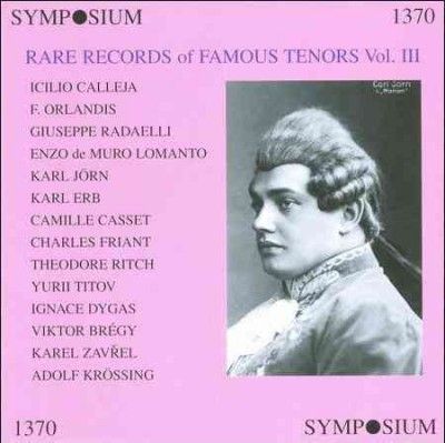 Rare Records of Famous Tenors Vol III - (Import CD)