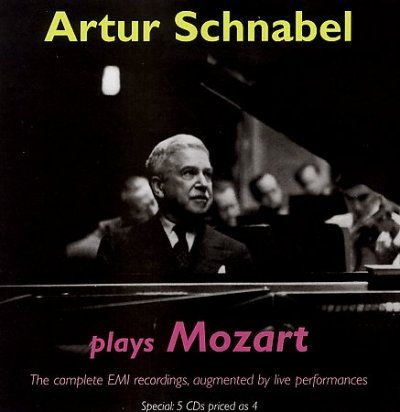 Wolfgang Ama Mozart - Mozart: Artur Schnabel Plays Mozart (CD)