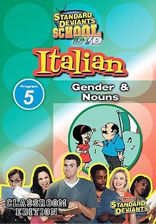 Standard Deviants Sc - Italian Module 5: Gender And Nouns (DVD)