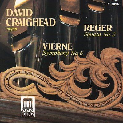 David Braighead - Organ Music Of Reger &amp; Verne (CD)