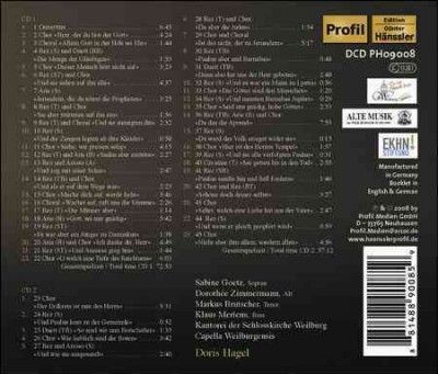 Various - Mendelssohn: Paulus Op 36 (CD)