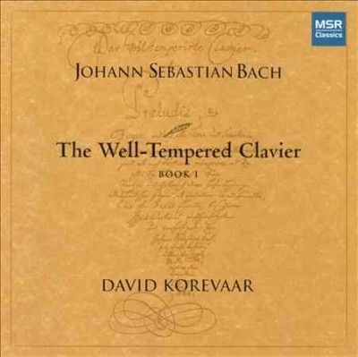 David Korevaar - Bach: Well Tempered Clavier Book 1 (CD)
