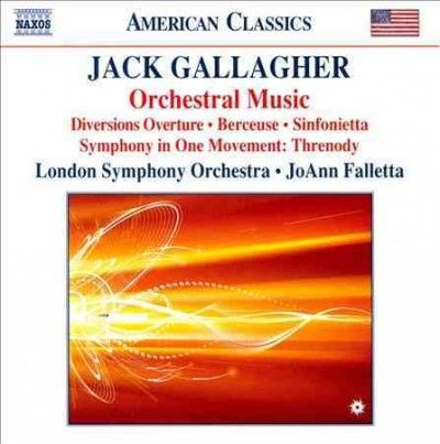 Jack Gallagher: Orchestral Music (CD / Album)