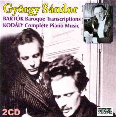Gyorgy Sandor - Bartok/kodaly: Baroque Transcriptions (CD)
