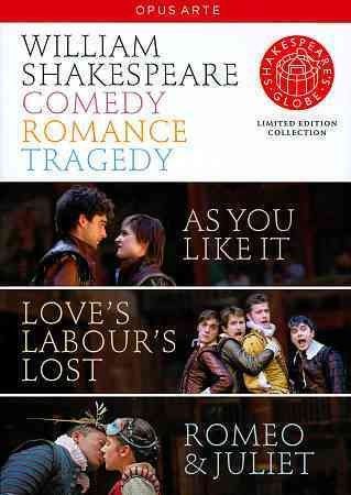 Comedy Tragedy Romance - As You Like It; Loves Labours Lost; Romeo and Juliet (Blu-ray)
