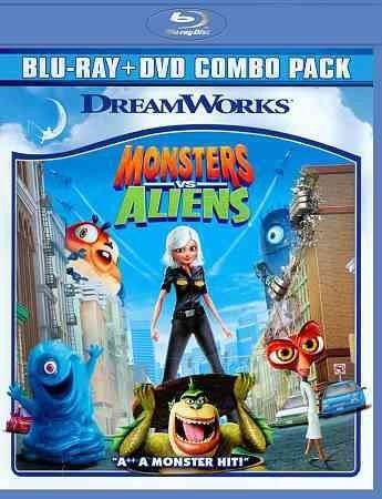 Monsters Vs Aliens - (Region A Import Blu-ray Disc)