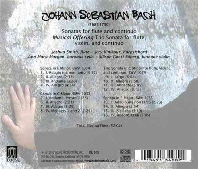Johann Sebasti Bach - Bach: Sons For Flute And Continuo Musi (CD)