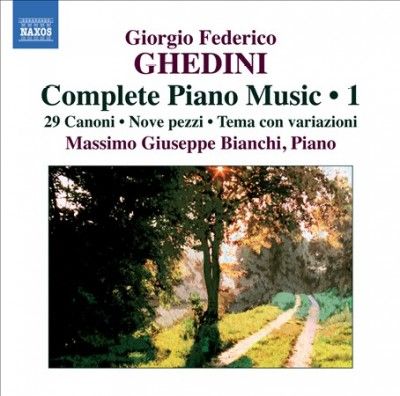 Massimo Giu Bianchi - Ghedini: Complete Piano Music Vol 1 (CD)