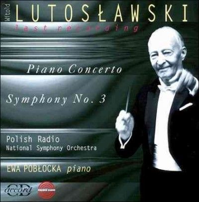 National Polish Radi - Lutoslawski: Piano Cto Symphony No 3 (CD)