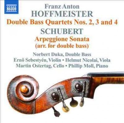 Double Bass Quartets 2-4 / Arpeggione Sonata (CD)
